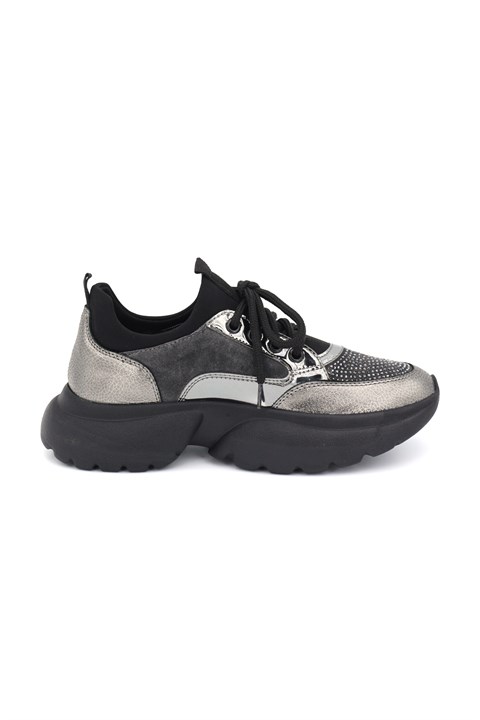 Bestello Taşlı Sneaker ANTRASIT 101-181109-34 Kadın Ayakkabı