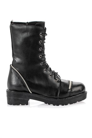 Bestello Lace-Up Boot Black 010-400 Womens Booties