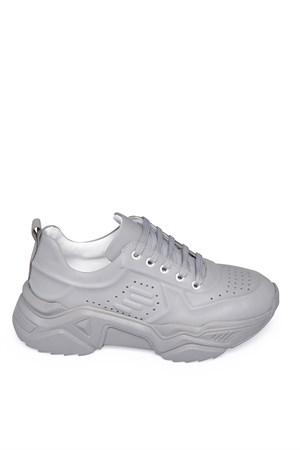 Bestello Bağcıklı Sneaker GRI 101-206570-40 Kadın AyakkabıWomen