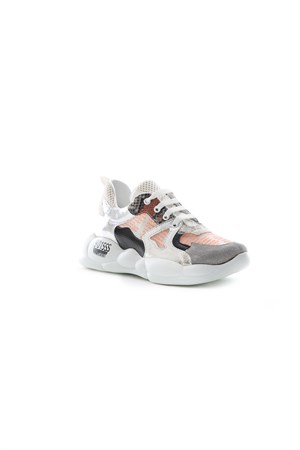 Bestello Bağcıklı Sneaker GRI-SIYAH 101-206201-04 Kadın AyakkabıWomen