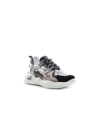 Bestello Bağcıklı Sneaker SIYAH-ANTRASIT 101-206201-04 Kadın AyakkabıWomen
