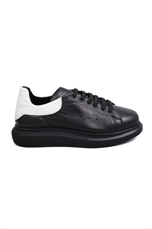 Bestello Bağcıklı Sneaker SIYAH-BEYAZ 101-66914-48M Erkek Ayakkabı