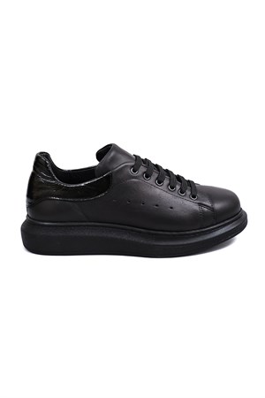 Bestello Bağcıklı Sneaker SIYAH-SIYAH KIRISIK RUGAN 101-66914-48M Erkek Ayakkabı