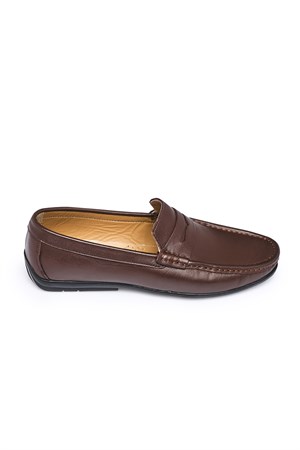 Bestello Bağcıksız Loafer KAHVE 008-820 Erkek Ayakkabı