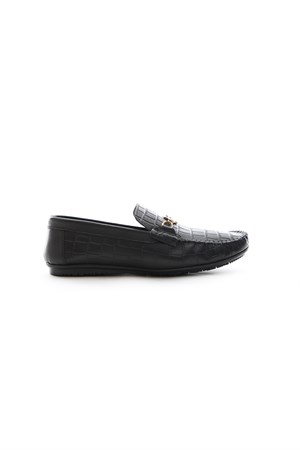 Bestello Laceless Loafer Black 323-609 Mens Shoes